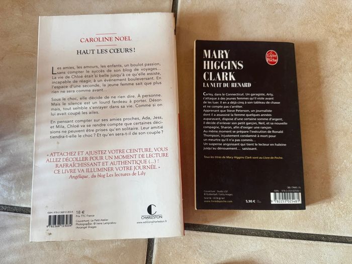 Livres roman mary Higgins Clark / haut les cœurs Coraline Noël - photo numéro 2