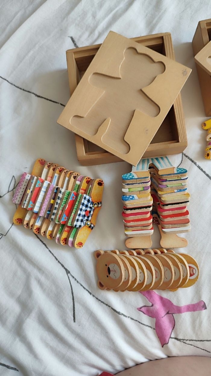 Puzzle à habiller ourses Bino - photo numéro 2