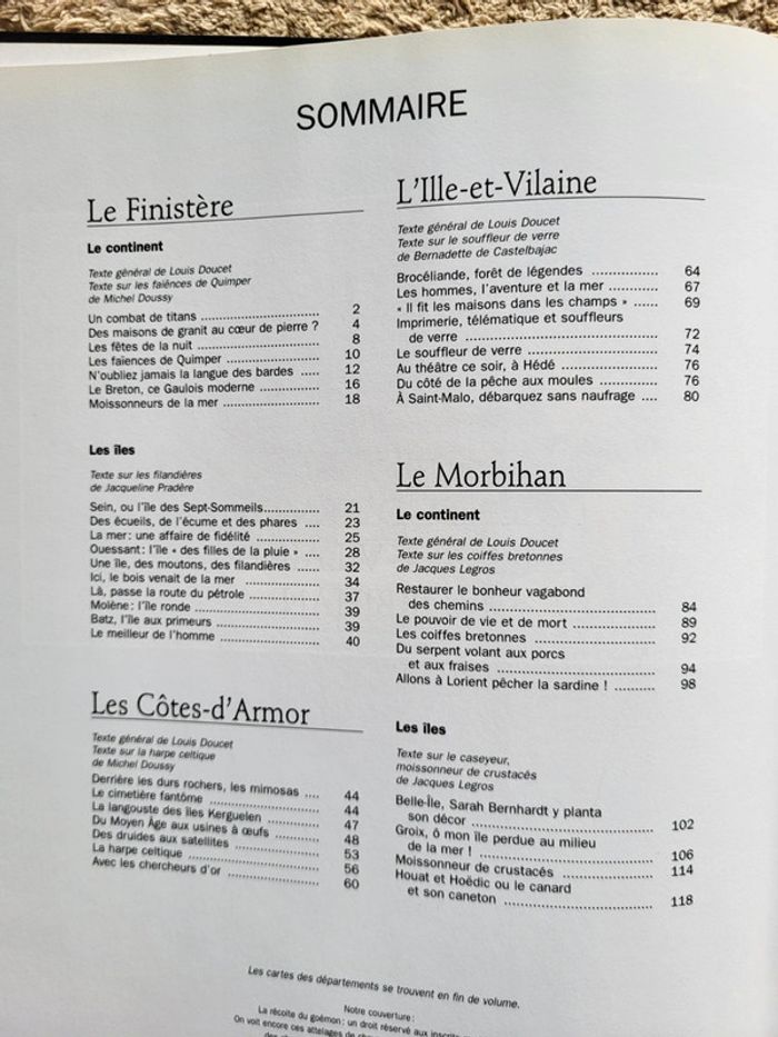 Livre Larousse sur La Bretagne Pays et gens de France - photo numéro 3