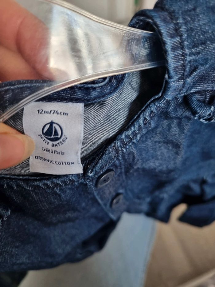 Robe jean Petit Bateau 12m - photo numéro 4
