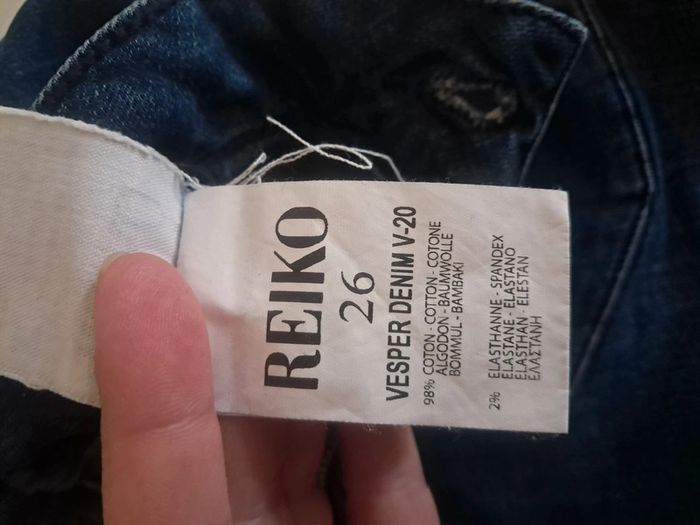 Reiko jean taille haute T.36 en tbe - photo numéro 11