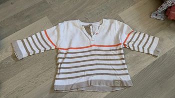 Pull rayé 18 mois