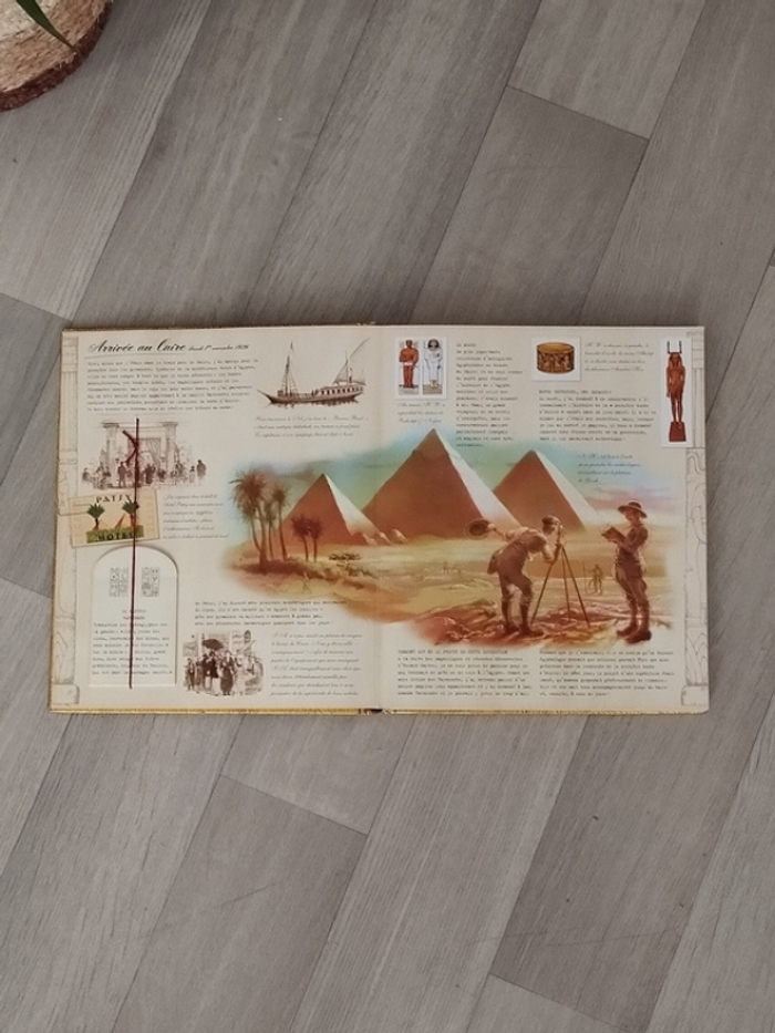 Livre Egyptologie élégante édition illustrée avec pop up - 7647007279 - photo numéro 4