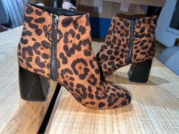 Bottes bottines stradivarius femme léopard daim p 37 chaussures