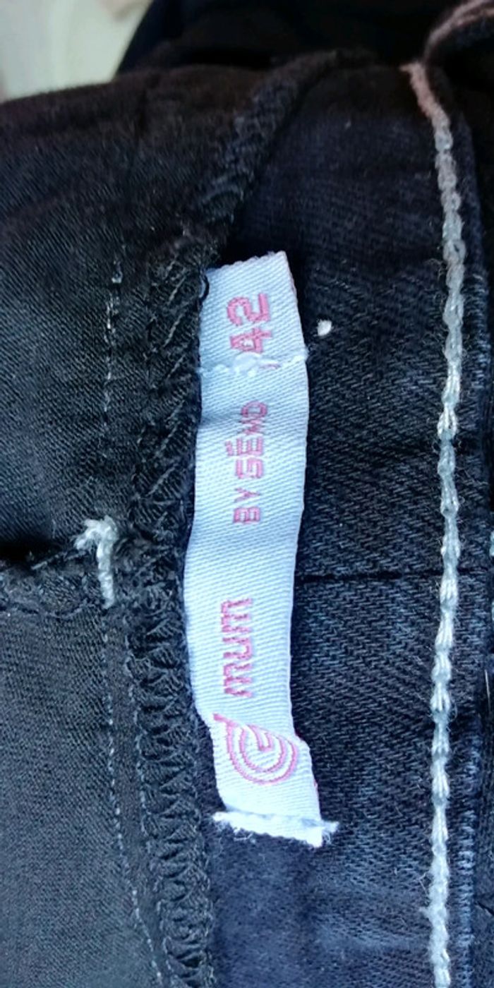Pantalon jean maternité grossesse - photo numéro 2