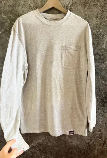 Sweat manches longues gris homme Dickies taille M Sudadera manga larga hombre Felpa Herrenpullover