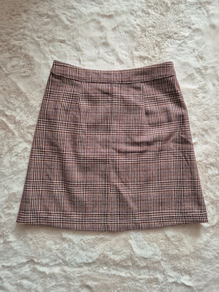 Jupe a carreaux taille haute - photo numéro 2