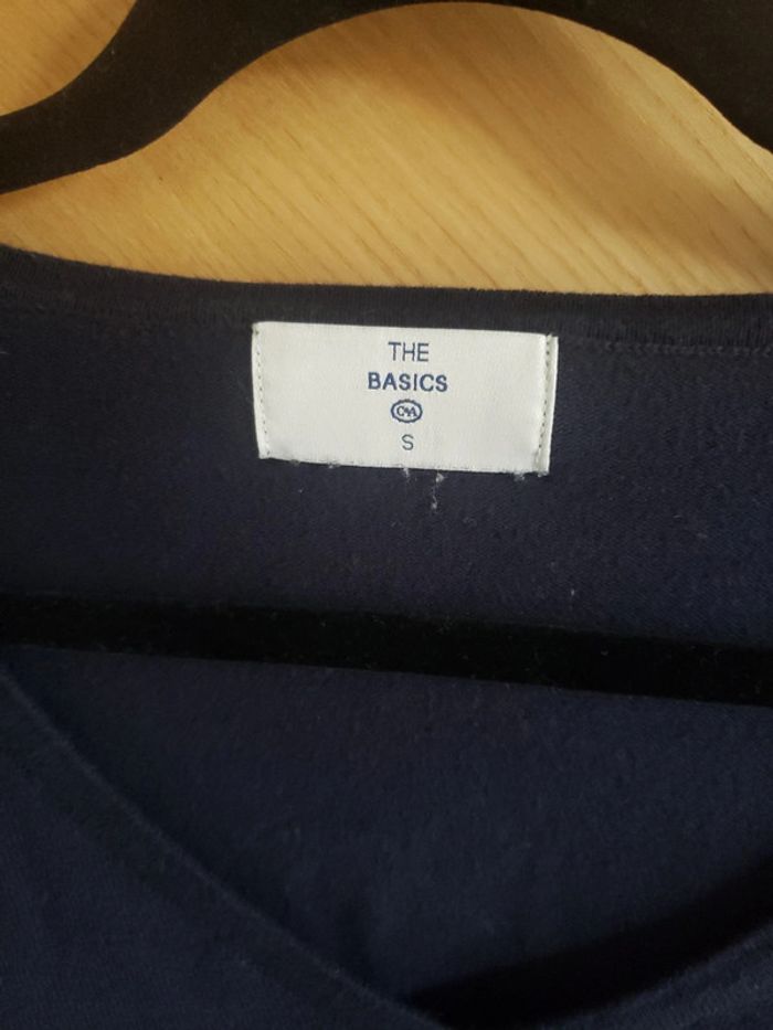 Pull fin femme bleu marine taille S - photo numéro 2