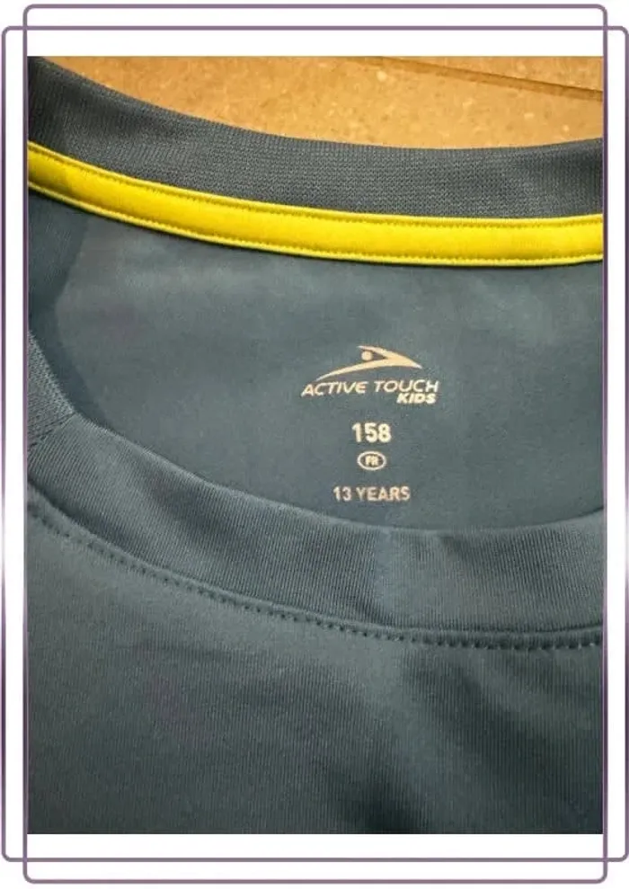 T-shirt de sport Active touch, taille 13 ans 158cm, très bon état - photo numéro 2