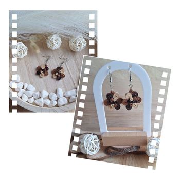 Boucles d'oreilles quilling 🌸 Flora 🌸