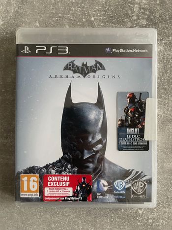 Jeu pour Sony PS3, Batman arkham origins en français.