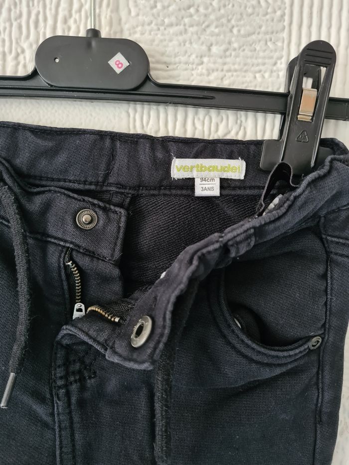 Pantalon noir stretch Vertbaudet 3ans - photo numéro 2