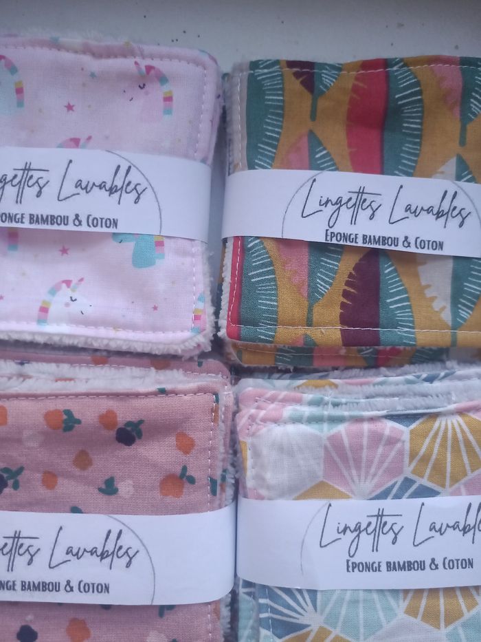 Lot de lingettes lavables - photo numéro 4