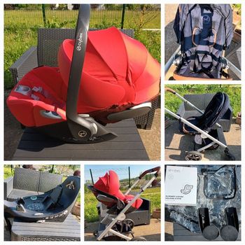 CYBEX : Cosy Cloud Z + Base Isofix + Poussette Balios S Lux + divers accessoires [Prix négociable]