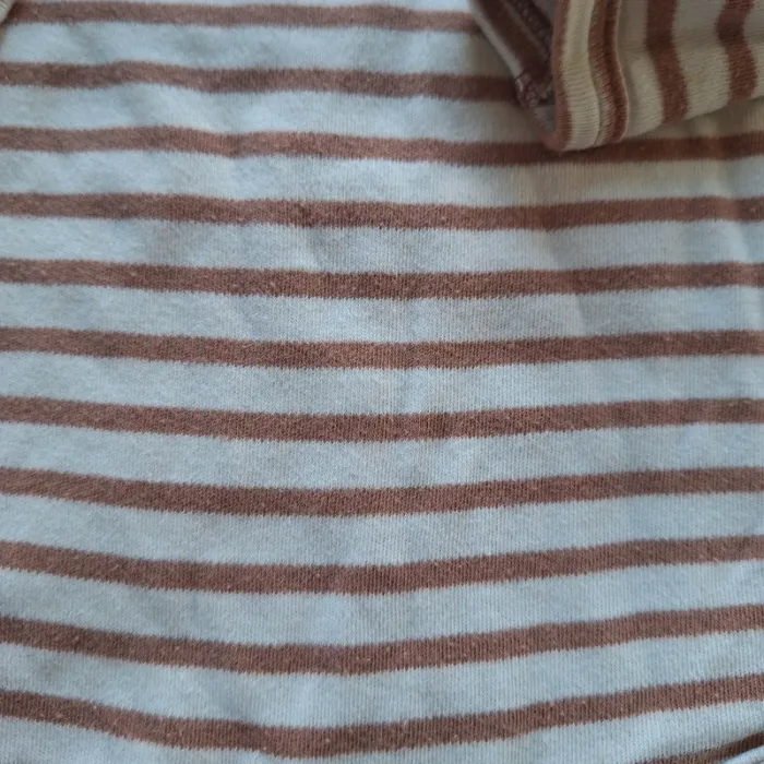 Lot de 5 bodies manches longues bébé emmanchure US - cappuccino - photo numéro 13