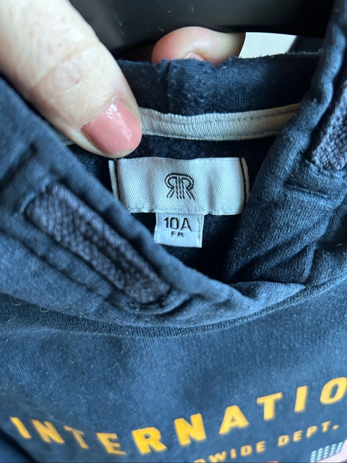 Sweat à capuche garçon - 10 ans - photo numéro 3