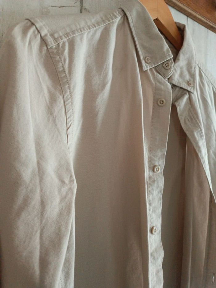 Chemise beige manches longues - photo numéro 3