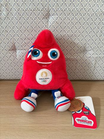 Peluche "La Phryge Olympique 21cm " JO Paris 2024