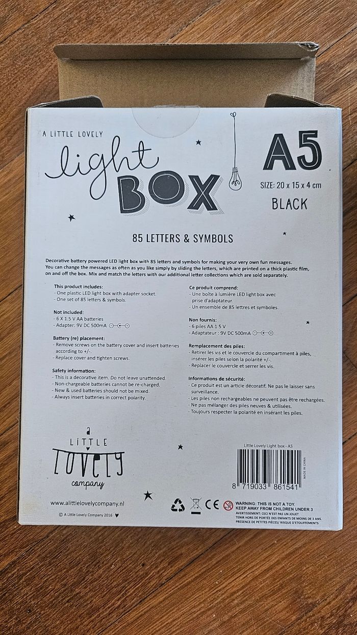 Light box + 3 letter packs - photo numéro 2