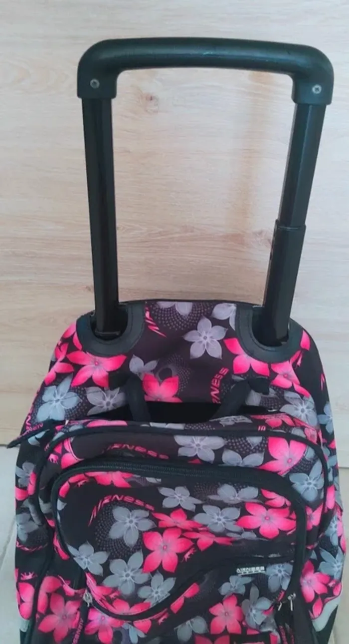 Sac cartable Airness motifs fleuris - photo numéro 6