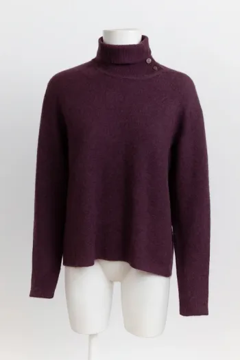 Pull col montant violet Marque Zamba Taille 5
