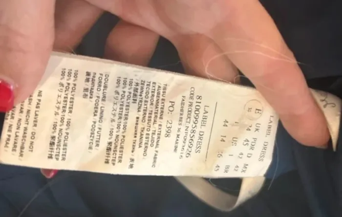 Mademoiselle amour, robe cérémonie habillée chic voile bleu taille 36 - photo numéro 6