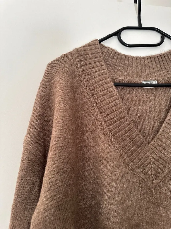 Pull d’hiver Pimkie couleur taupe - photo numéro 2