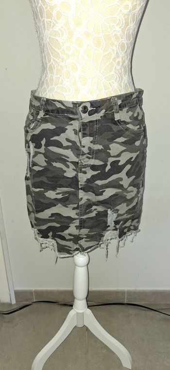 Jupe militaire grise