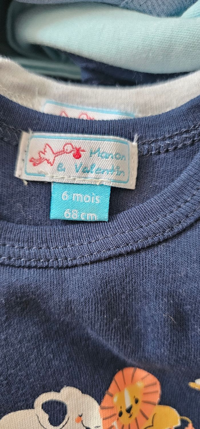 Bodies bébé manches longues - Neufs, lot de 3 - photo numéro 8