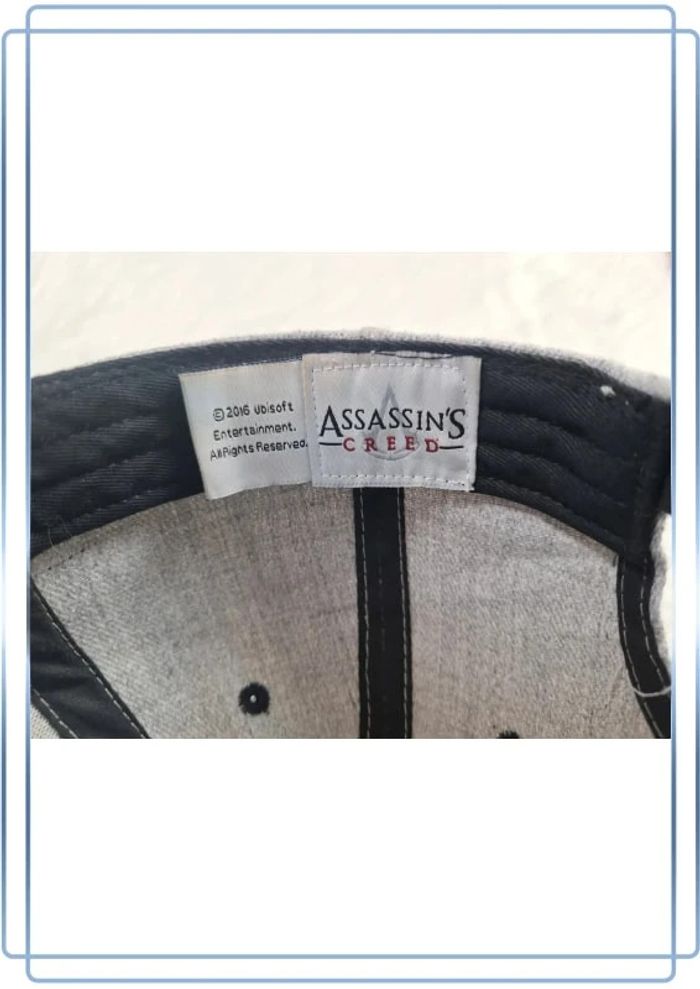 casquette assassins creed 2016 / noir et gris brodé (535) - photo numéro 9
