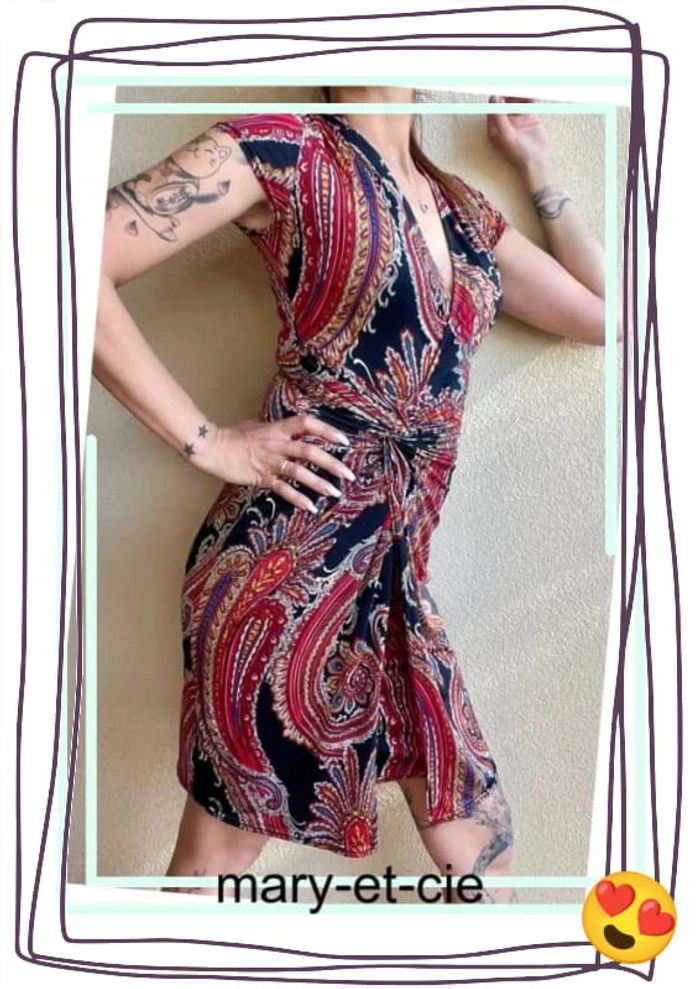 SOLDÉ - Robe fluide taille 38 - Morgan - photo numéro 3