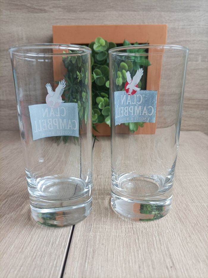 Lot 2 verres Clan Campbell - photo numéro 2