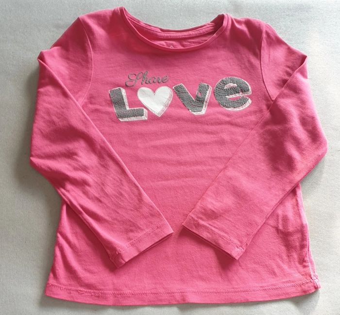 Tee-shirt rose TEX 2-3 ans - photo numéro 3