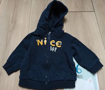 Gilet zippé 6 mois