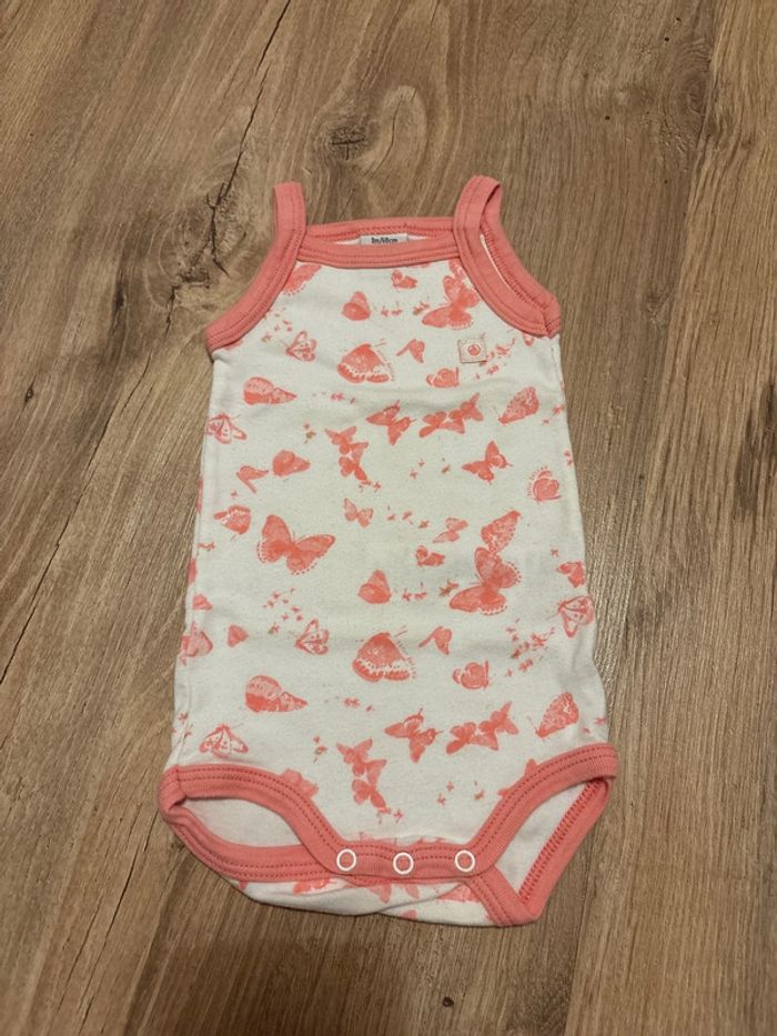 Lot 3 bodies bretelle Petit Bateau 3 mois - photo numéro 8