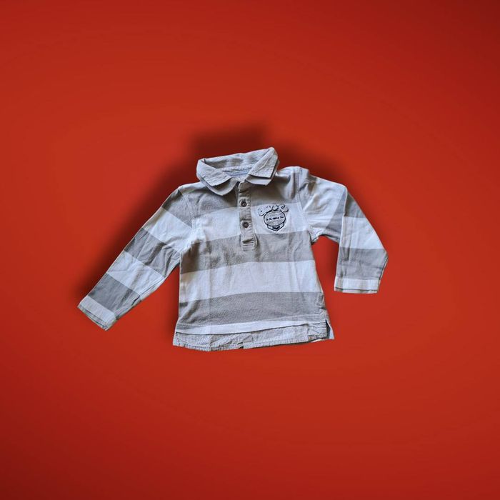 t-shirt chemise rayures polo garçon 3 ans