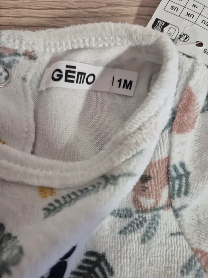 Pyjama gemo 1 mois - photo numéro 3