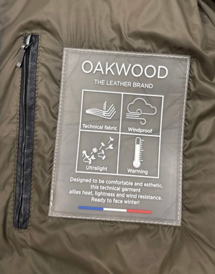 Doudoune cuir noire oakwood - photo numéro 2