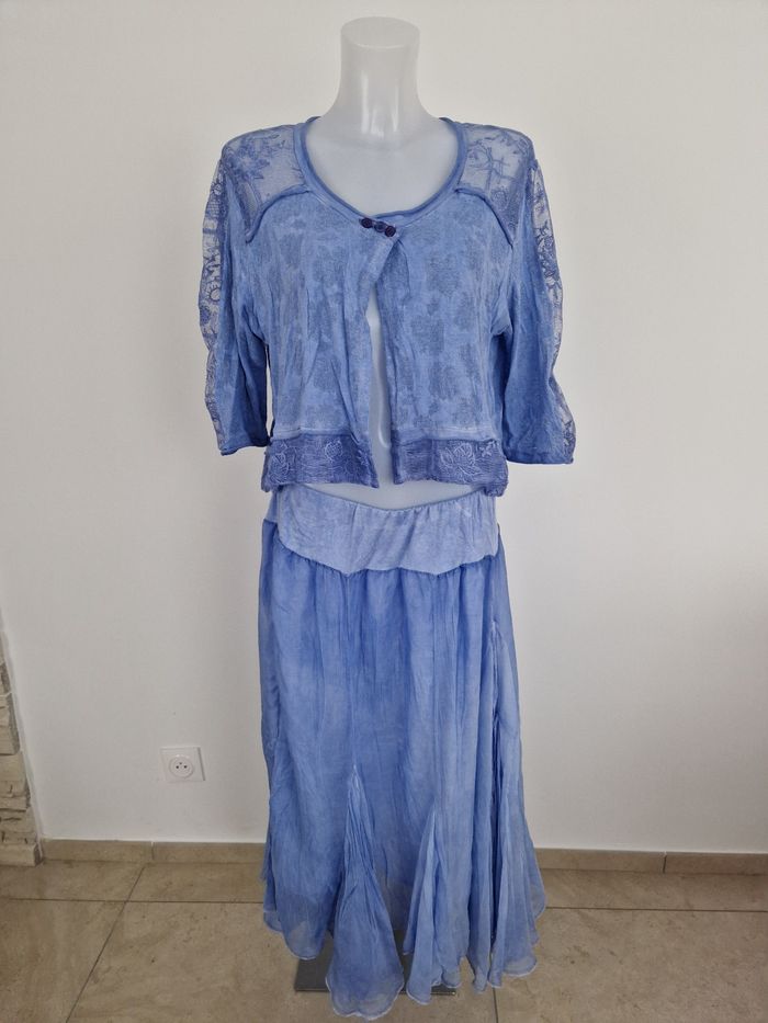 Ensemble dégradé bleu, Pigment Rouge