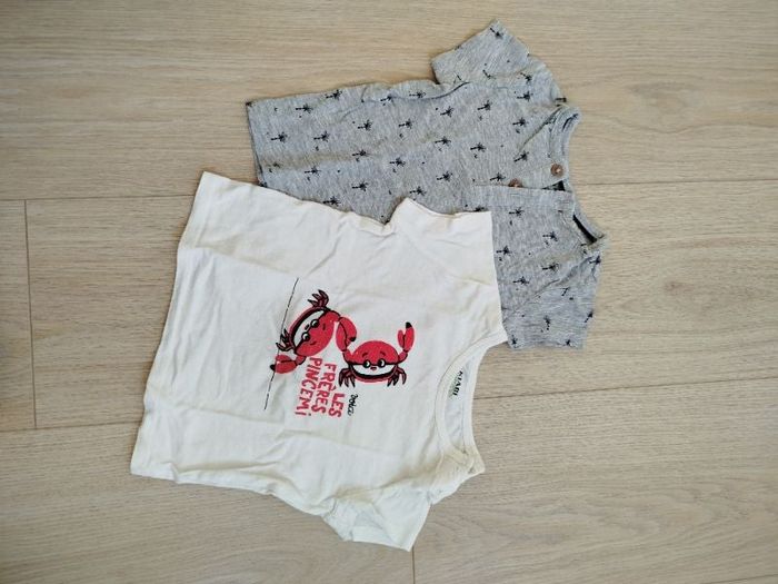 Lot de 2 teeshirts Kiabi