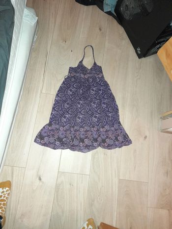 Robe longue tour de cou