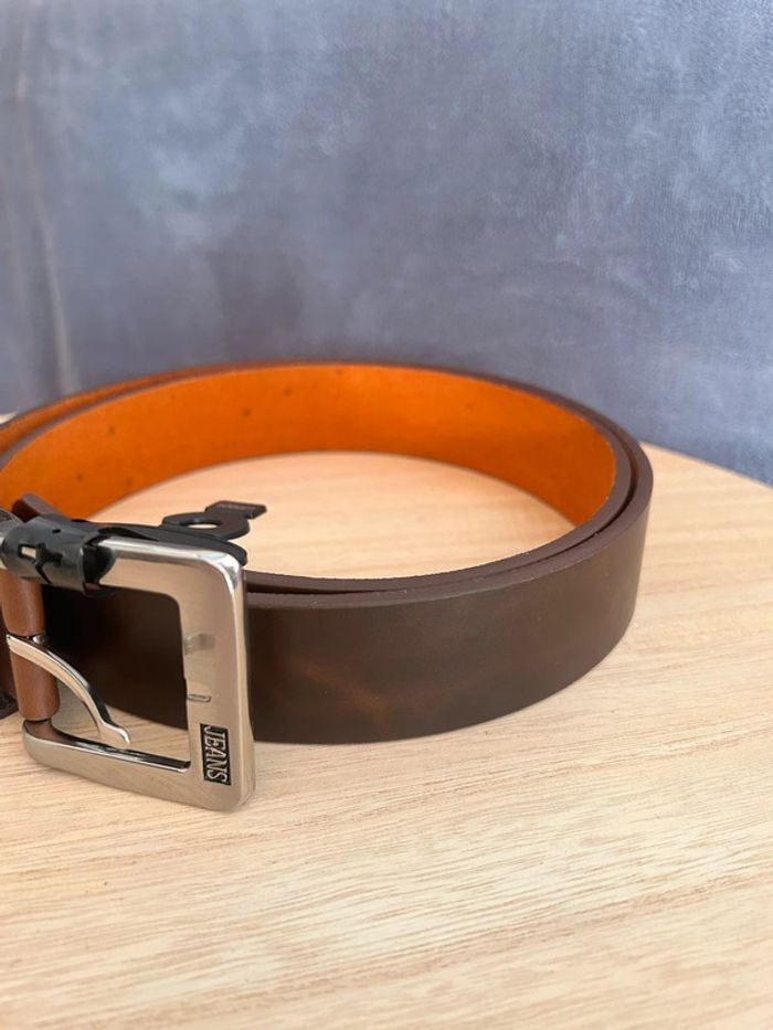Ceinture véritable cuir 105cm neuve avec étiquette - photo numéro 2