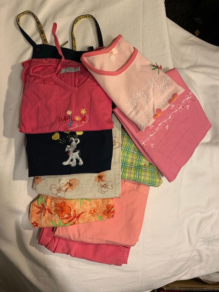 Lot 9 vêtements fille 8 ans, TBE