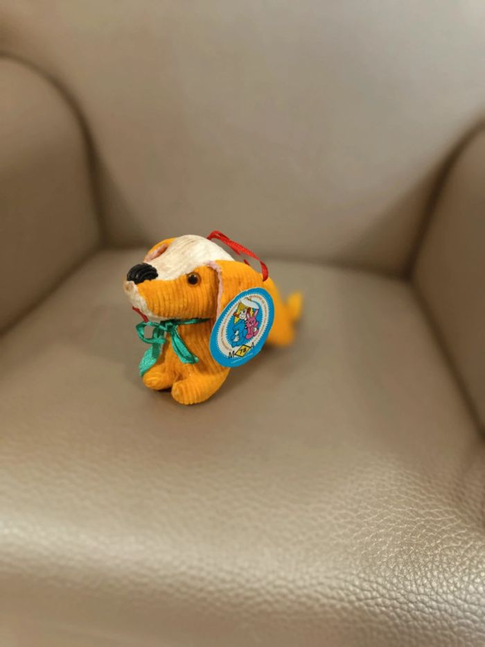 Peluche chien velour - photo numéro 2