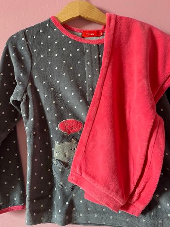 Pyjama velours Tissaia 6 ans