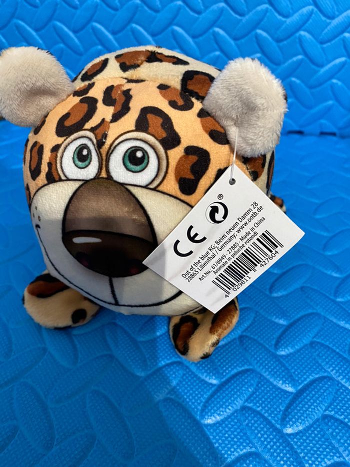 Peluche léopard neuve avec étiquette - photo numéro 3
