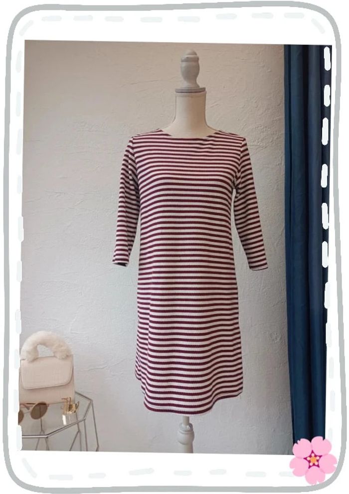 Robe pull marinière Cacha cache 38 M