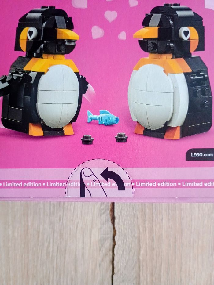 🐧 LEGO 40886 – Les Manchots amoureux – Neuf scellé 💕 - photo numéro 3