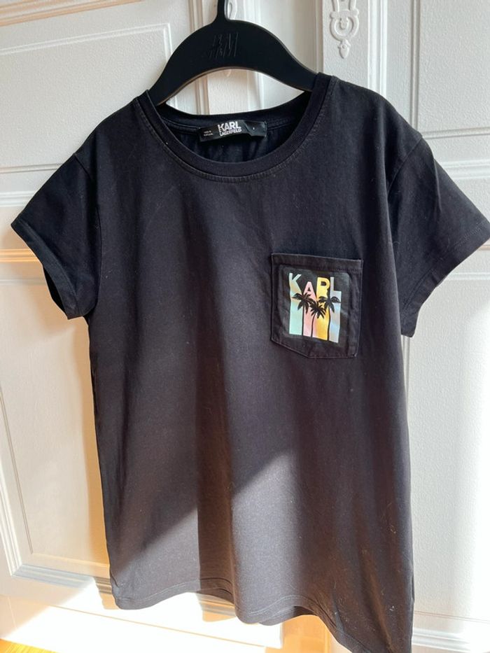 Teeshirt Karl lagerfeld noir S - photo numéro 4