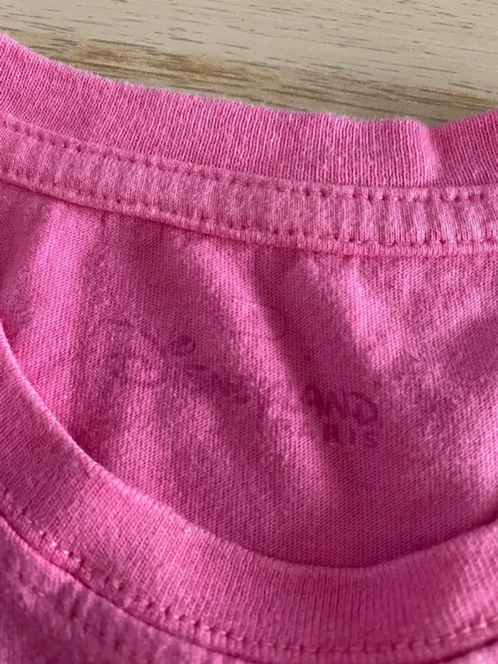 T-shirt disney Minnie mouse fantasyland Disneyland Paris fille 4 ans rose princesse - photo numéro 3